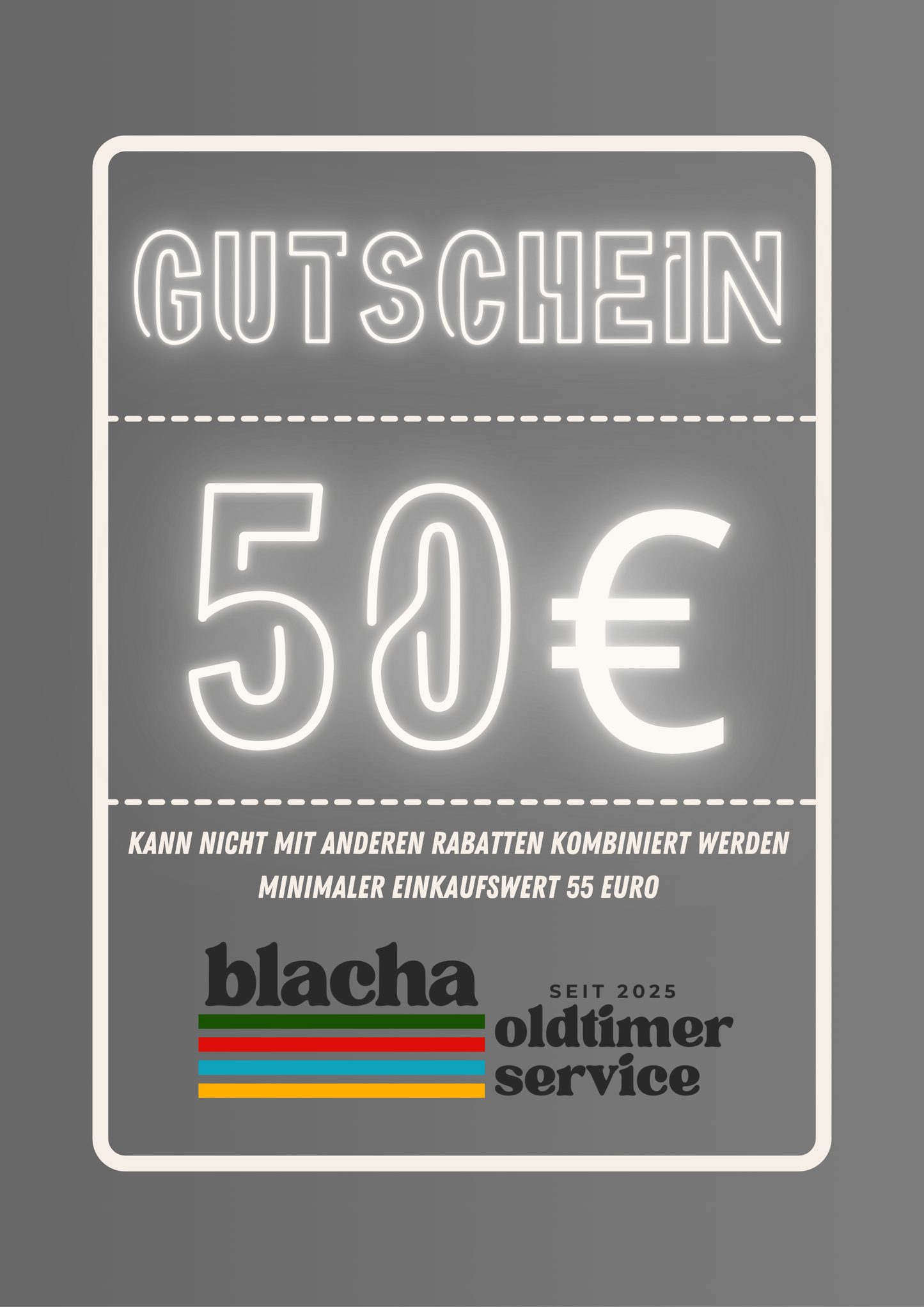 Gutschein im Wert von 50 Euro