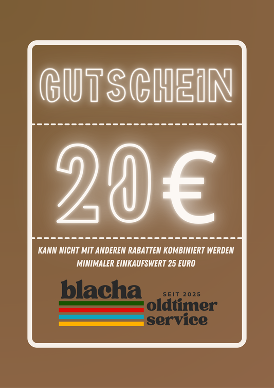 Gutschein im Wert von 20 Euro