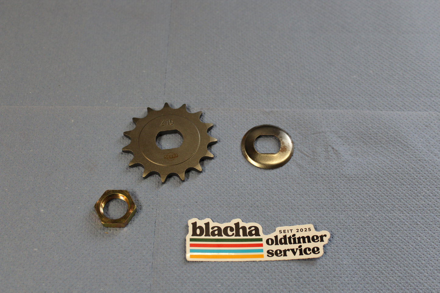 SET: Kettenritzel 15 Zähne Simson S51 Schwalbe M500